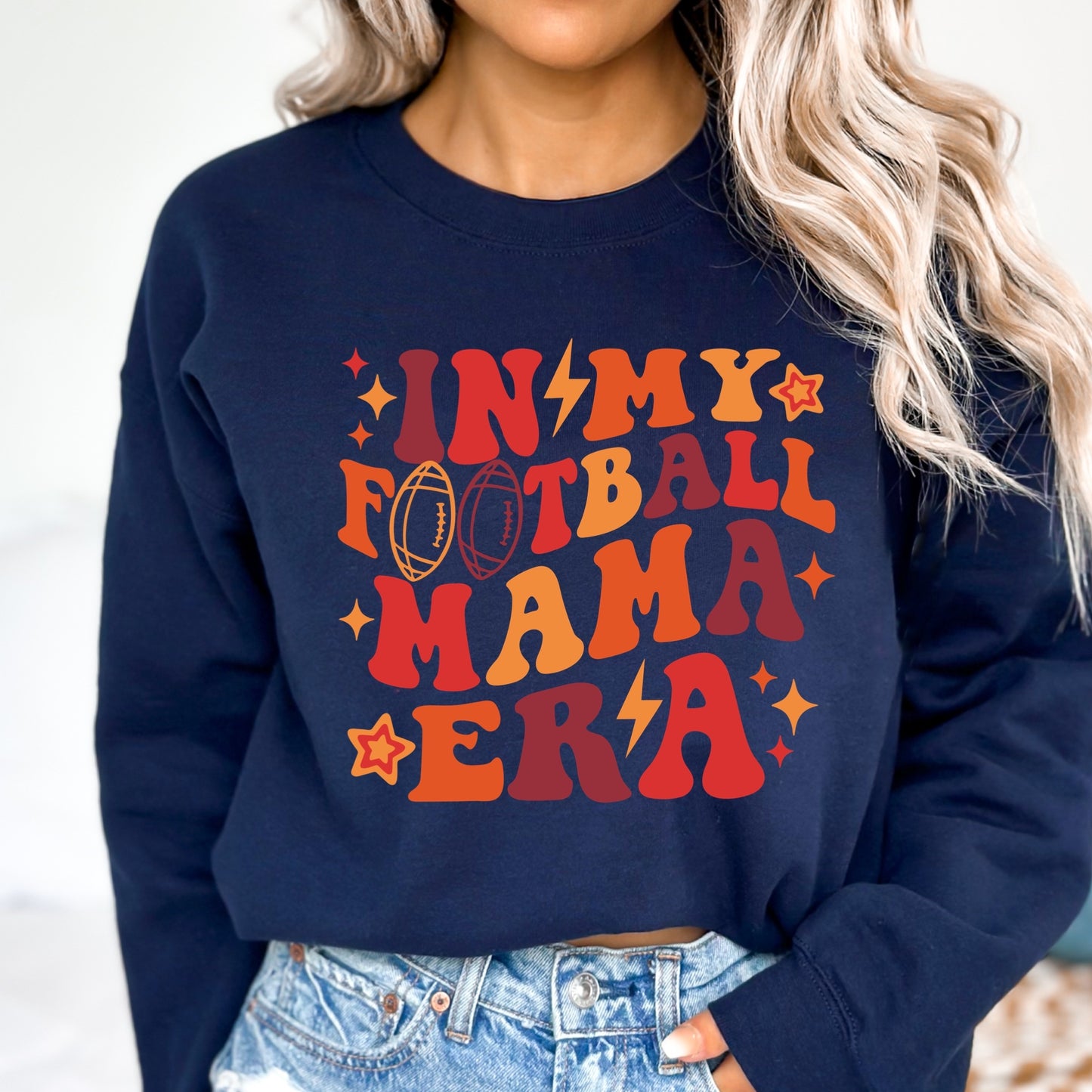 Football Mama Era Sweatshirt - SNKL Prints