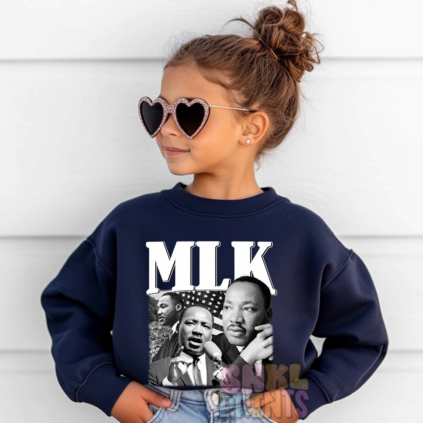 Martin Luther King Jr. Sweatshirt - Cozy Civil Rights Apparel for Toddlers & Youth | Black History Month Sweatshirt | Inspirational MLK Pullover