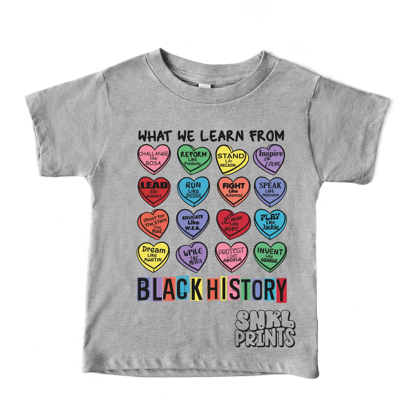 What We Learn From Black History T-Shirt - Inspirational Civil Rights Leaders