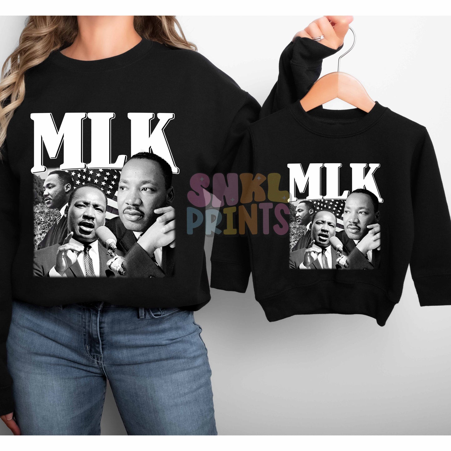 Martin Luther King Jr. Sweatshirt - Cozy Civil Rights Apparel for Toddlers & Youth | Black History Month Sweatshirt | Inspirational MLK Pullover
