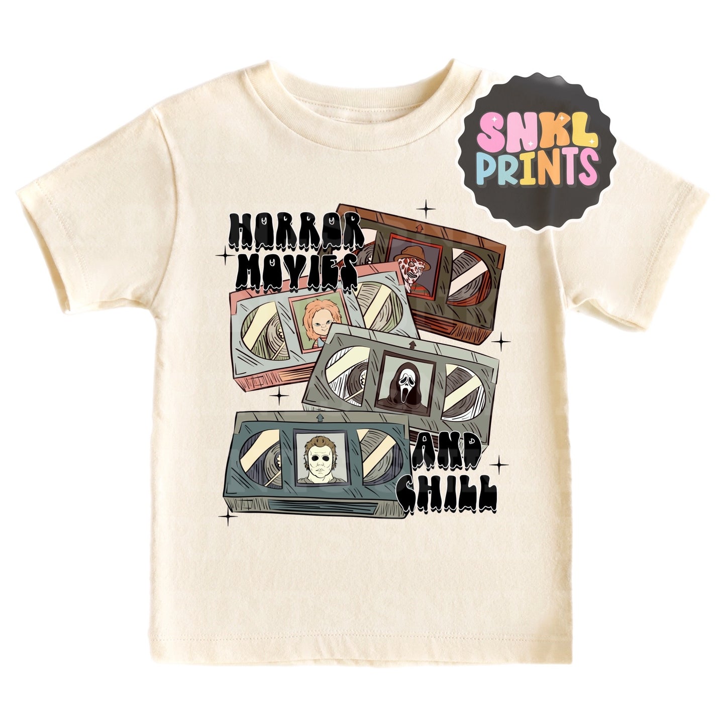 Horror Movies & Chill VHS T-Shirt