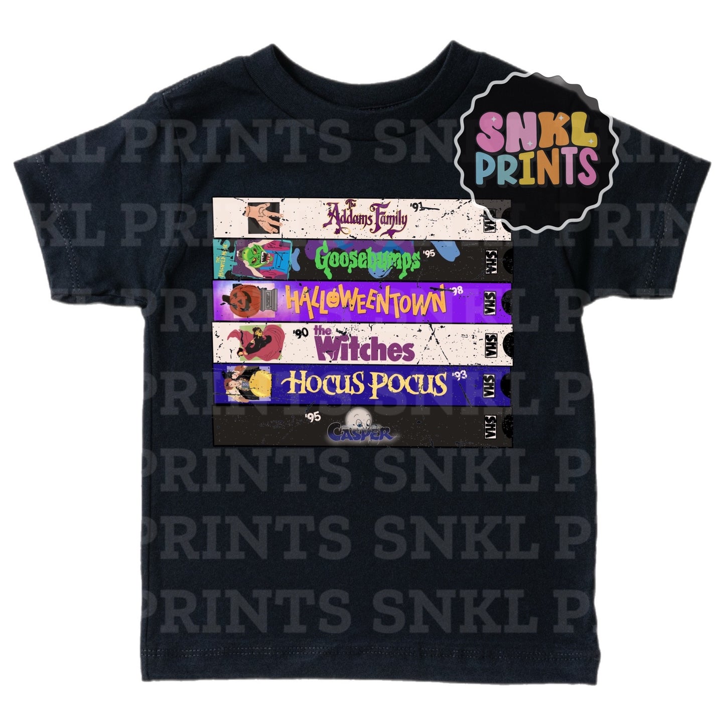 90's VHS Movies T-Shirt