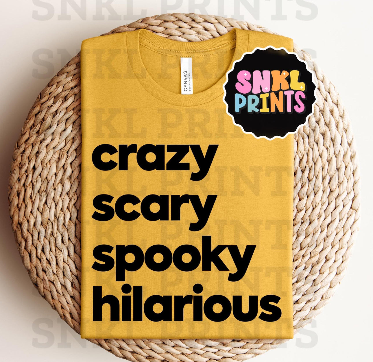 Crazy, Scary, Spooky, Hilarious | Shirt & Sweatshirt | Kids & Adults