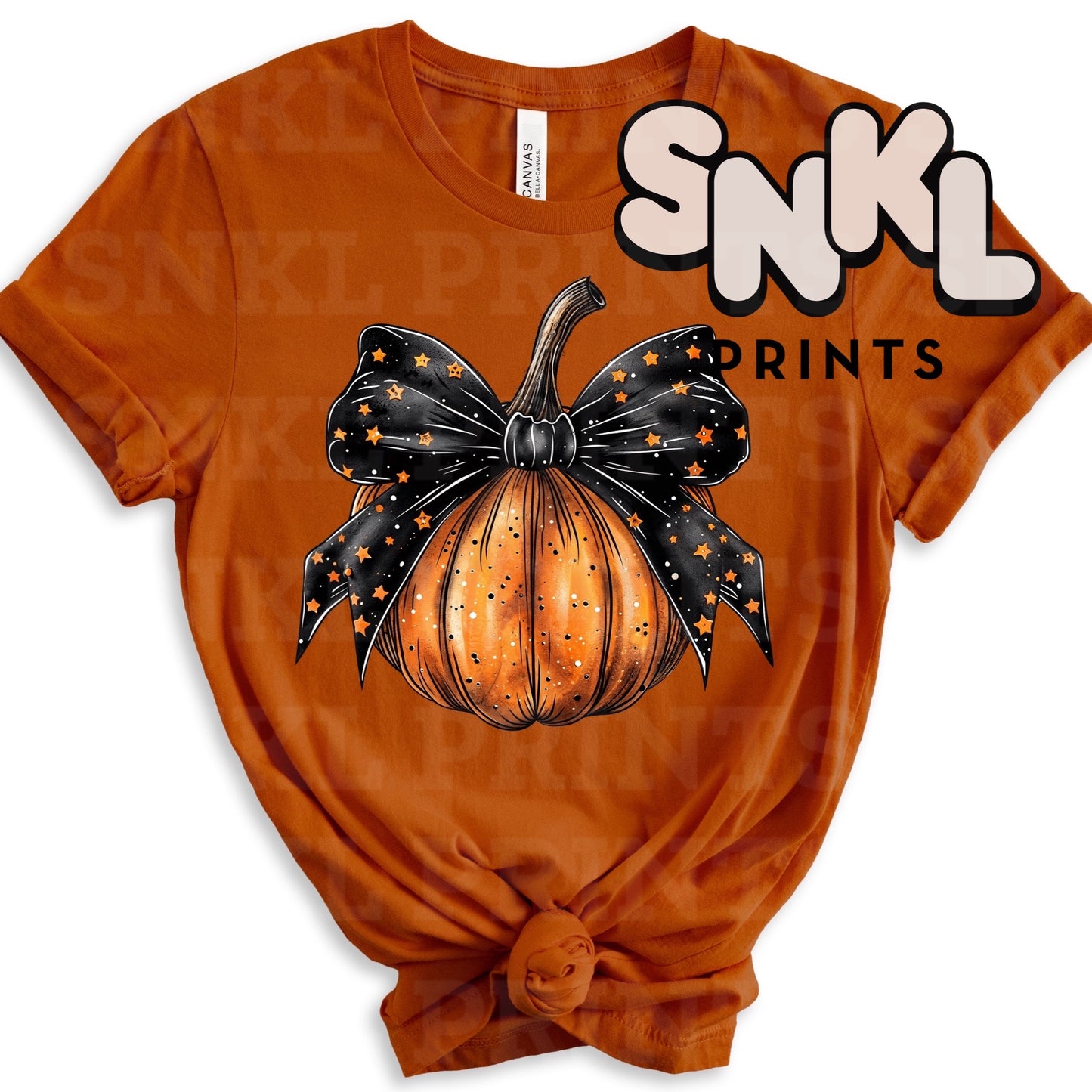 Pumpkin Sparkly Bow | Kids & Adult