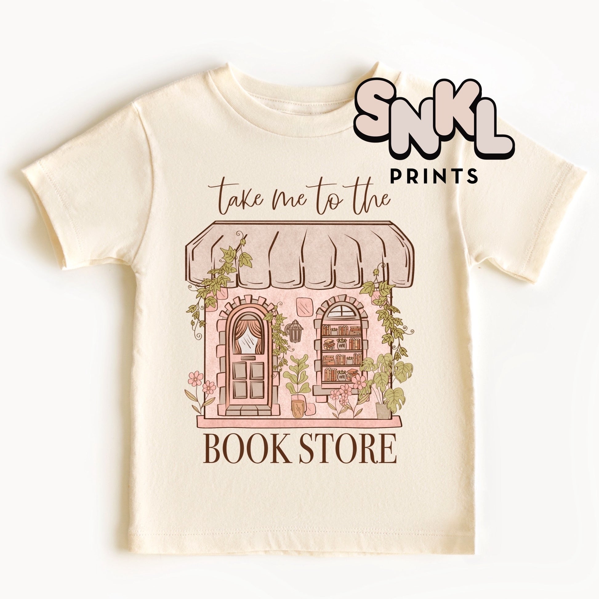 Take Me to the Bookstore| Kids - SNKL Prints