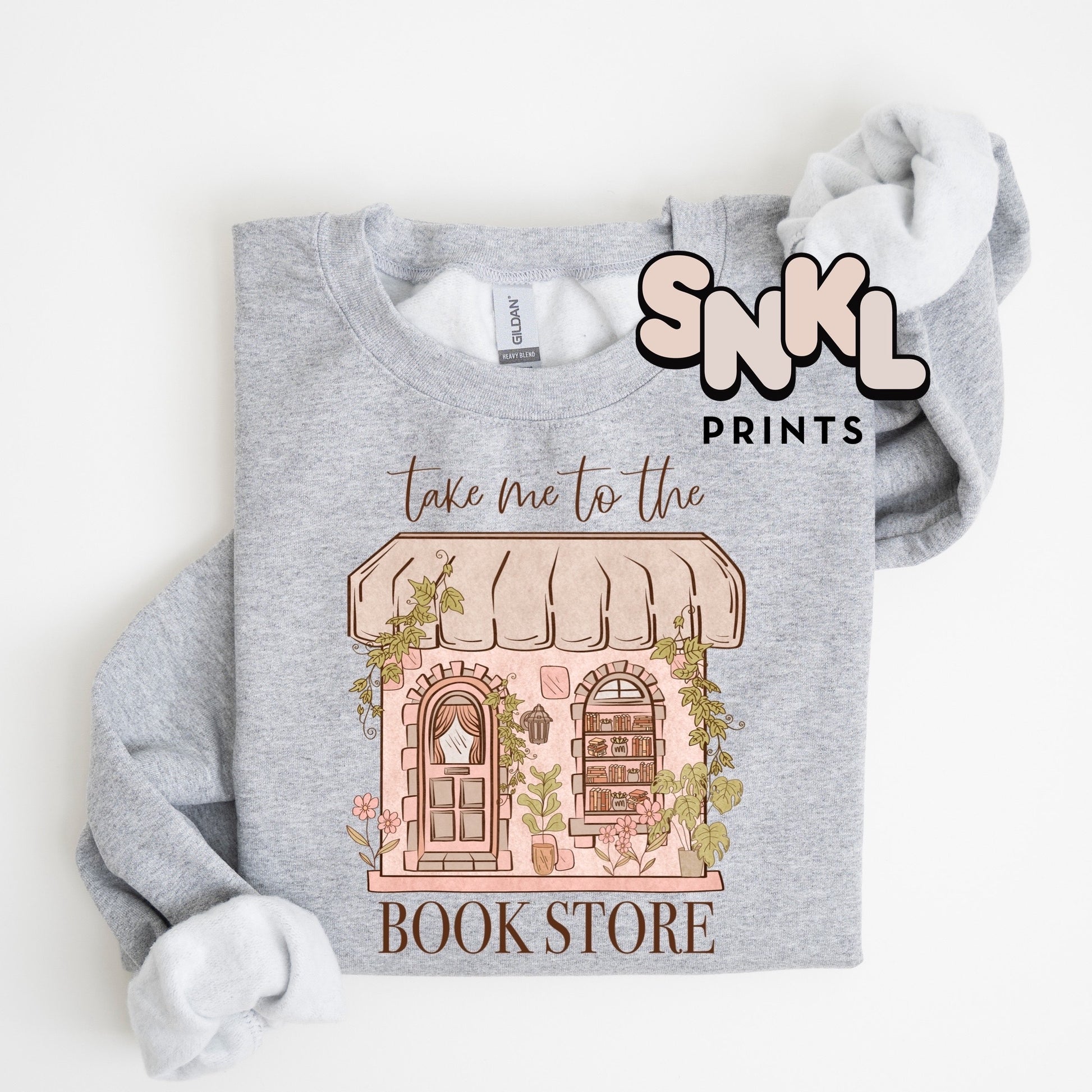 Take Me to the Bookstore | Adult - SNKL Prints