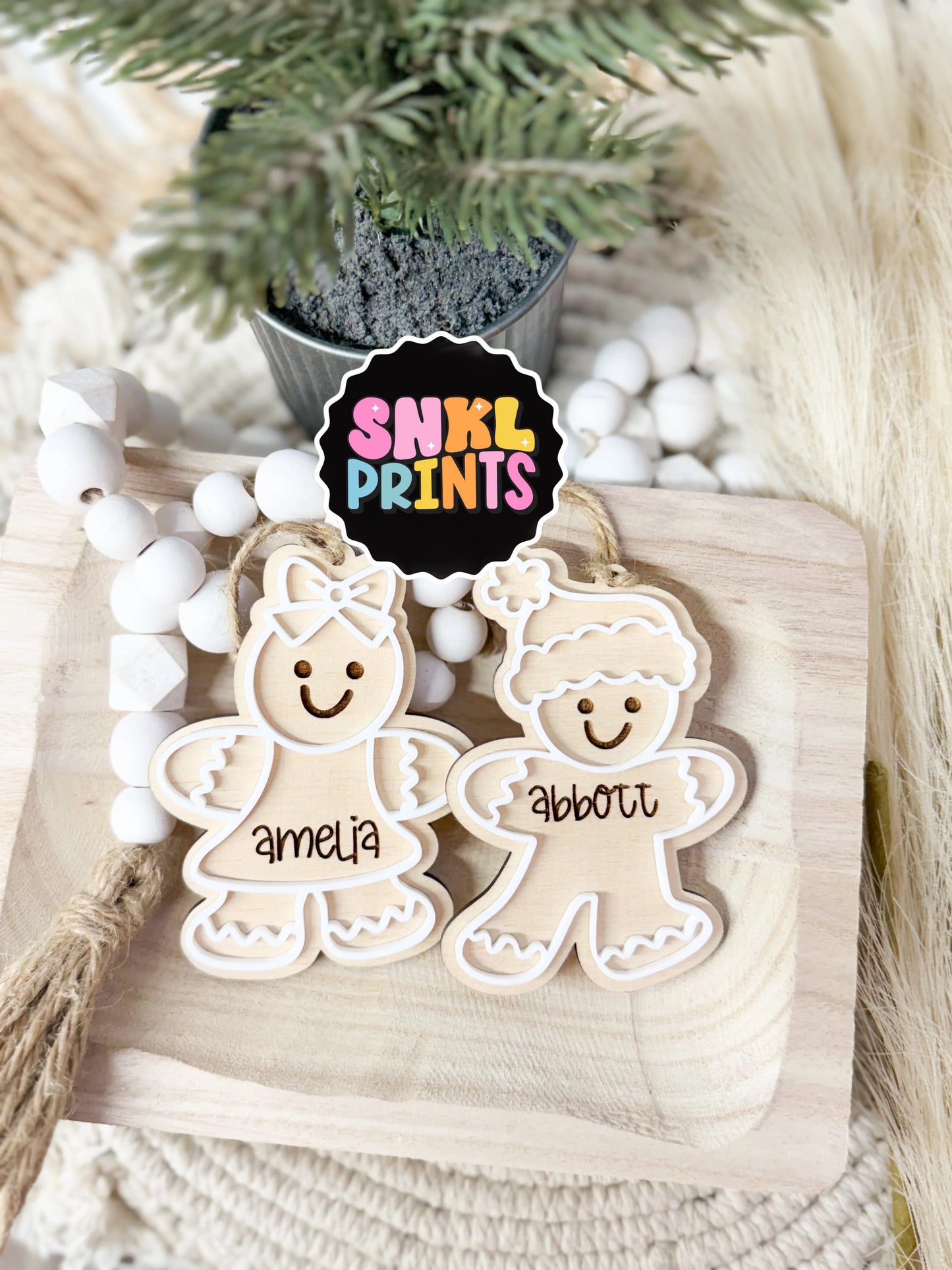 Gingerbread Kids Ornament