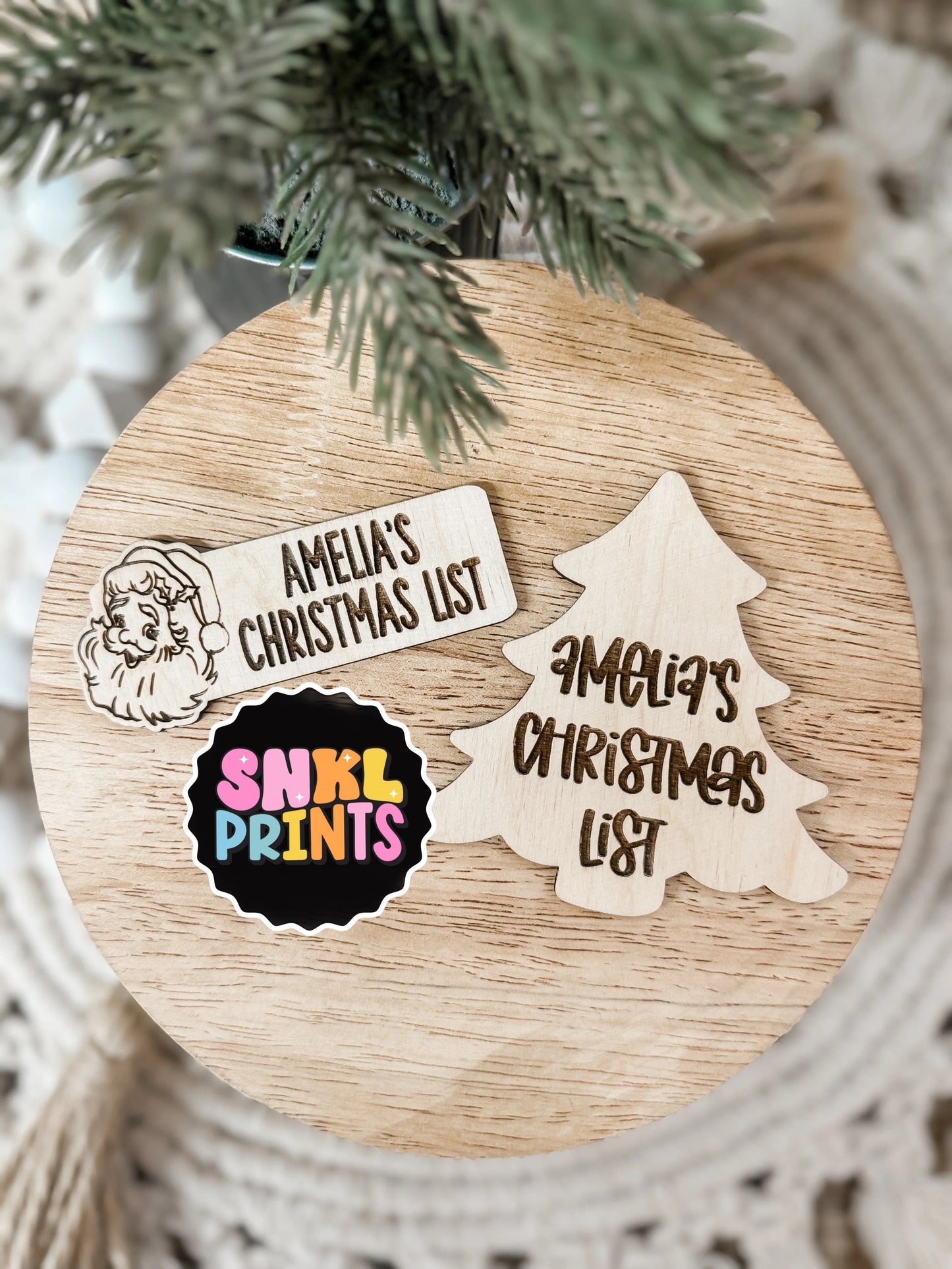 Christmas List Magnet