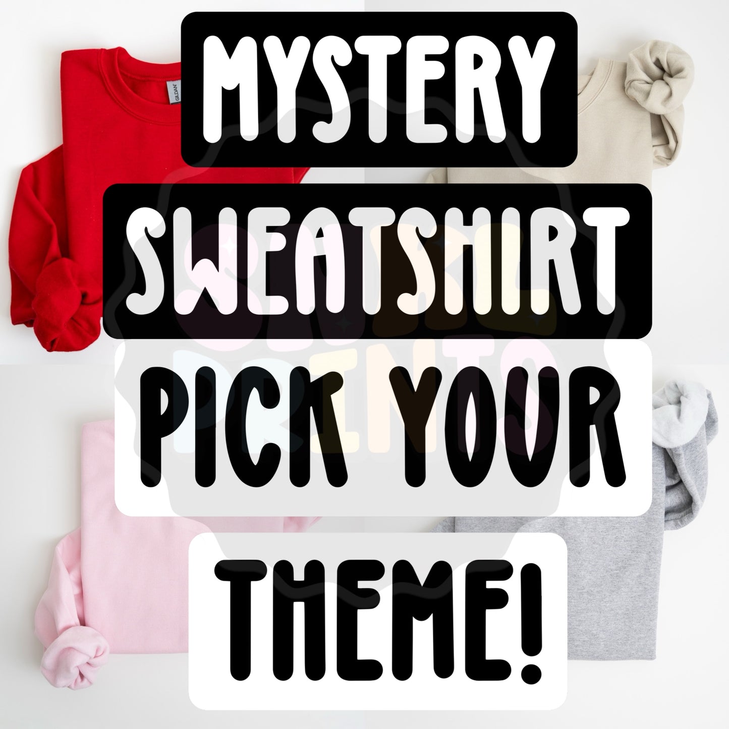Mystery Sweatshirts | Kids & Adults