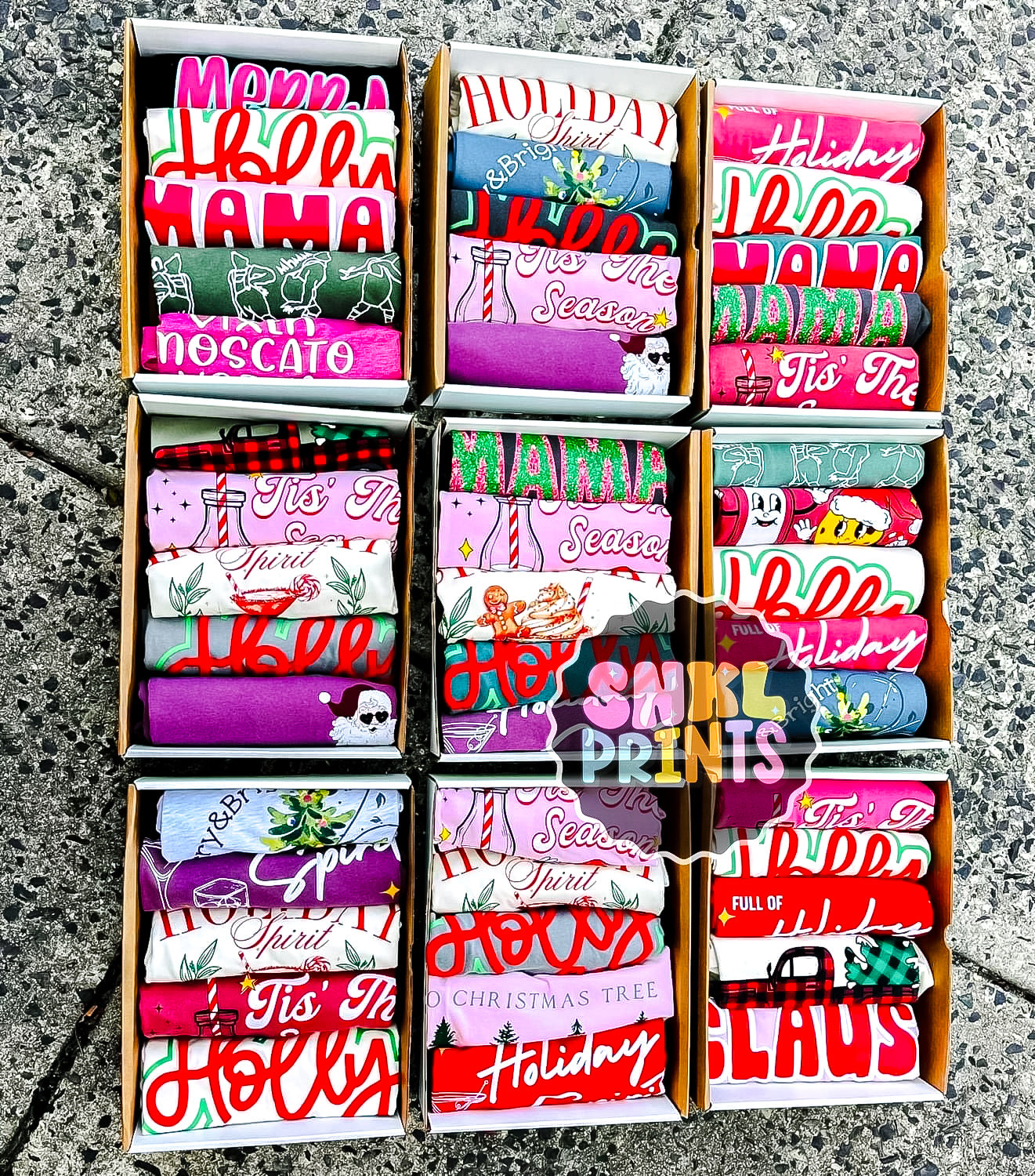 Christmas Mystery T-Shirt Box | 5 T-Shirts