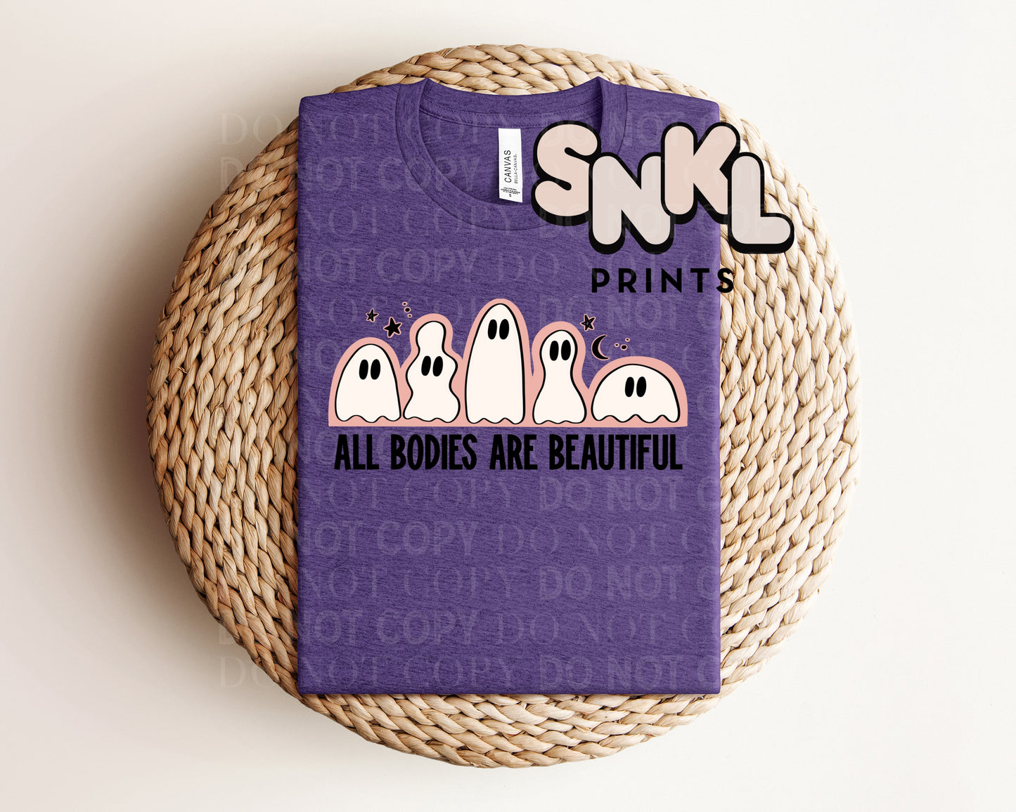 All Bodies Are Beautiful Graphic Tee - SNKL Prints