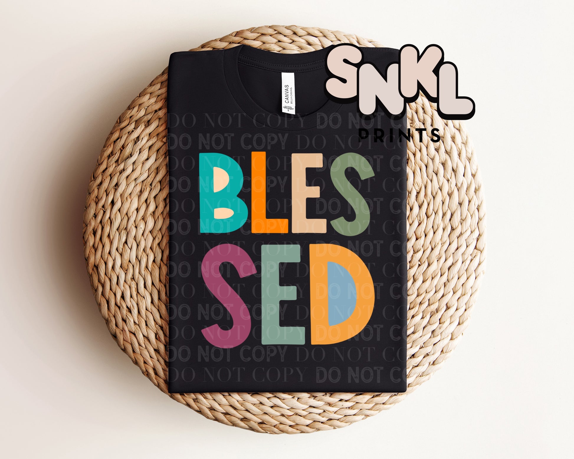 Blessed Graphic Tee - SNKL Prints