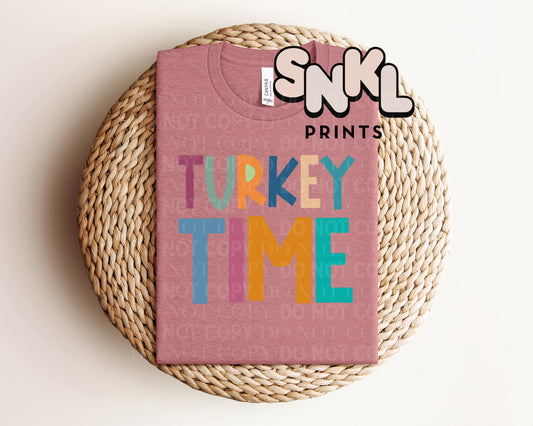 Turkey Time Graphic Tee - SNKL Prints