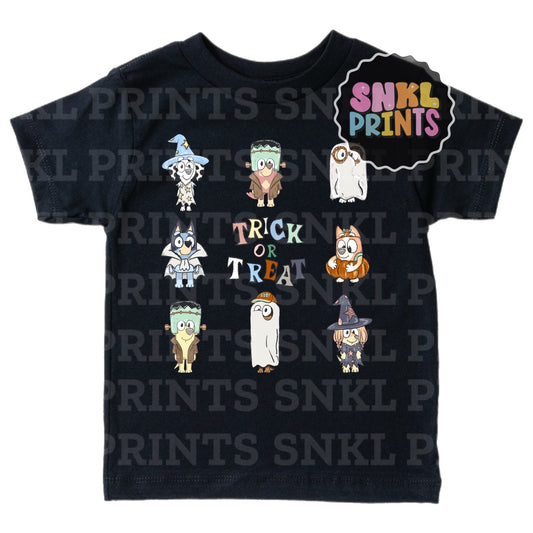 Dog Friends Trick or Treat T-Shirt