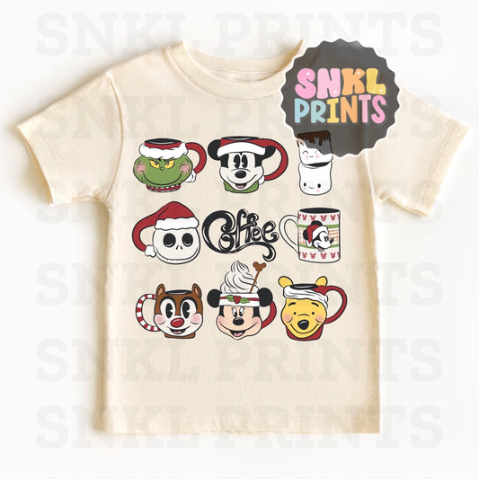 Christmas Cups Tee | Kids & Adult