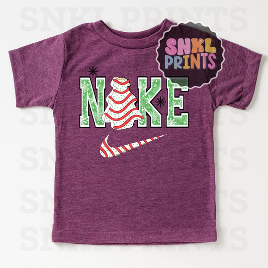 Checkmark Tree Cake Tee | Kids & Adult