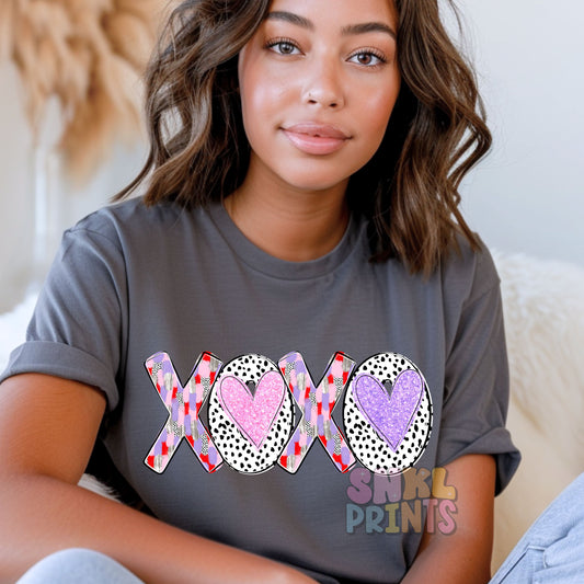 XOXO Valentine’s Day T-Shirt – Bella Canvas Soft Tee for Kids & Adults – Cute Unisex Valentine Shirt