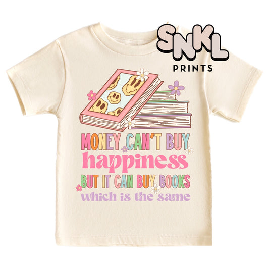 Money Can't Buy Happiness, But It Can Buy Books | Kids - SNKL Prints