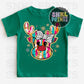 Faux Glitter Reindeer Tee | Kids & Adult