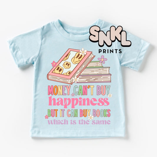 Money Can't Buy Happiness, But It Can Buy Books | Kids - SNKL Prints