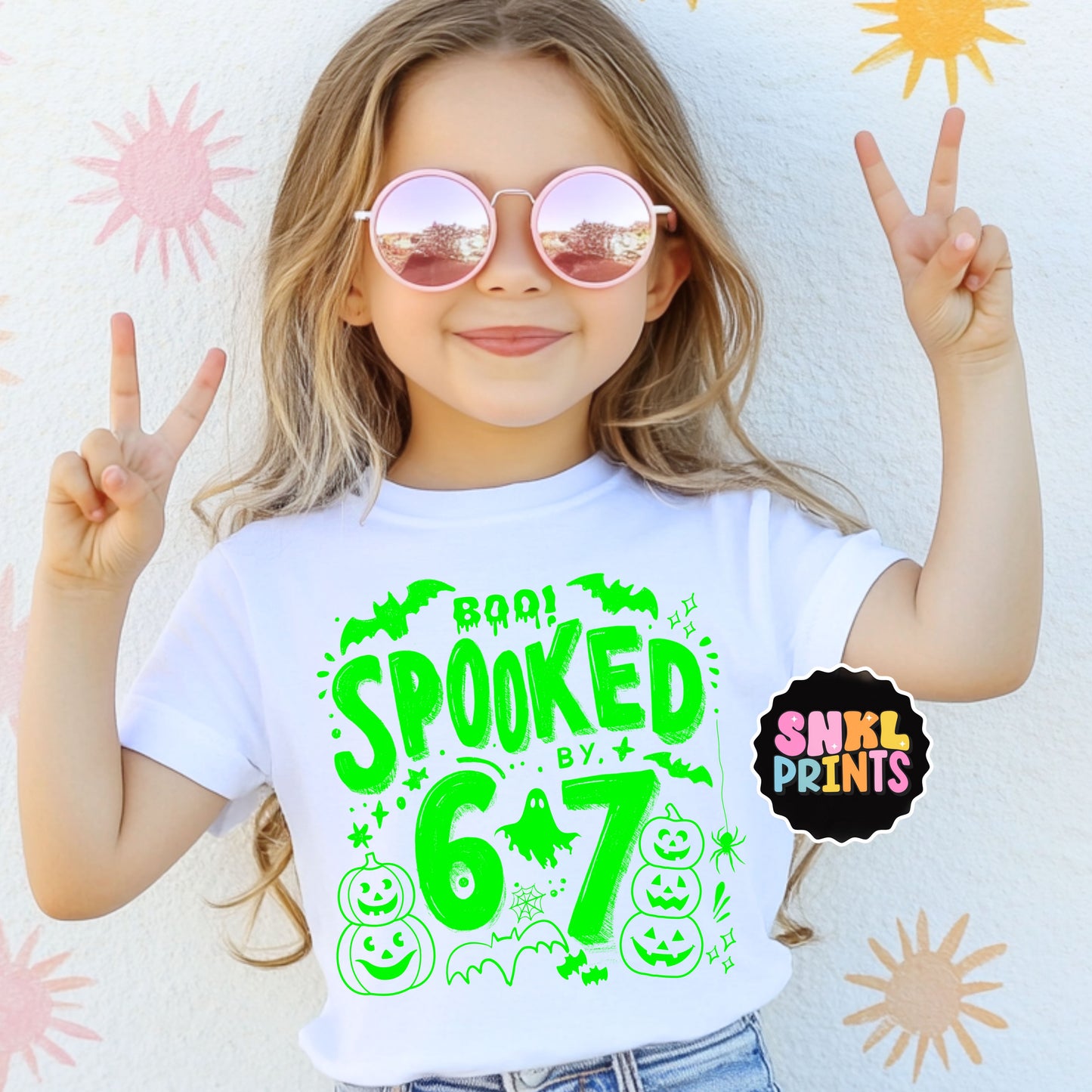 Spooked by 67 (Six Seven) Halloween Shirt – Viral TikTok Gen Z Meme Tee on Comfort Colors