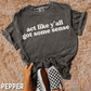 Act Like Y'all Got Some Sense Comfort Colors Graphic Tee