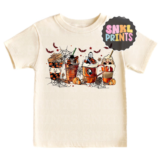 Horror Coffee Cups T-Shirt