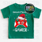 Santa's Favorite Gamer Tee | Kids & Adult