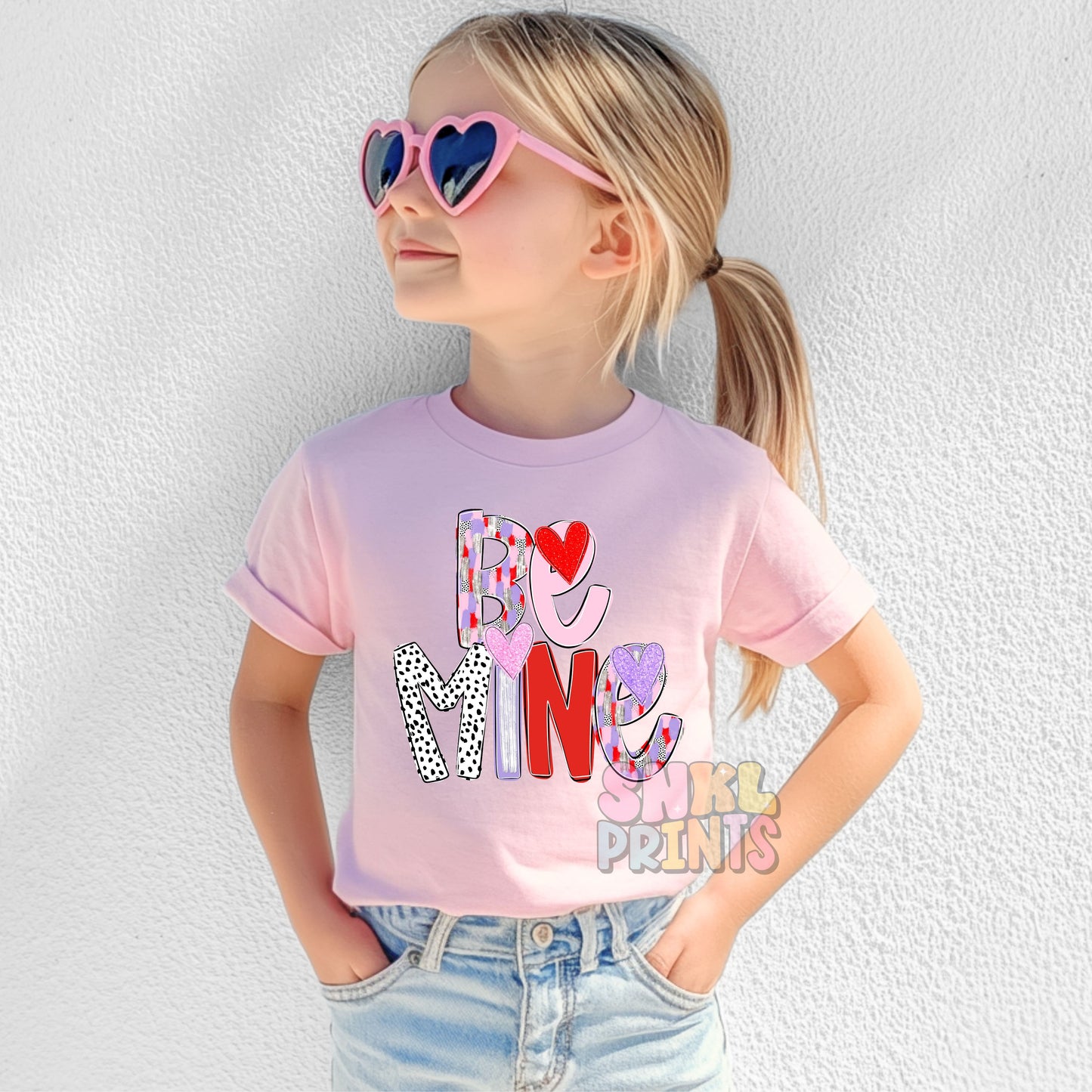 Be Mine Valentine’s Day T-Shirt – Bella Canvas Soft Tee for Kids & Adults – Cute Unisex Valentine Shirt