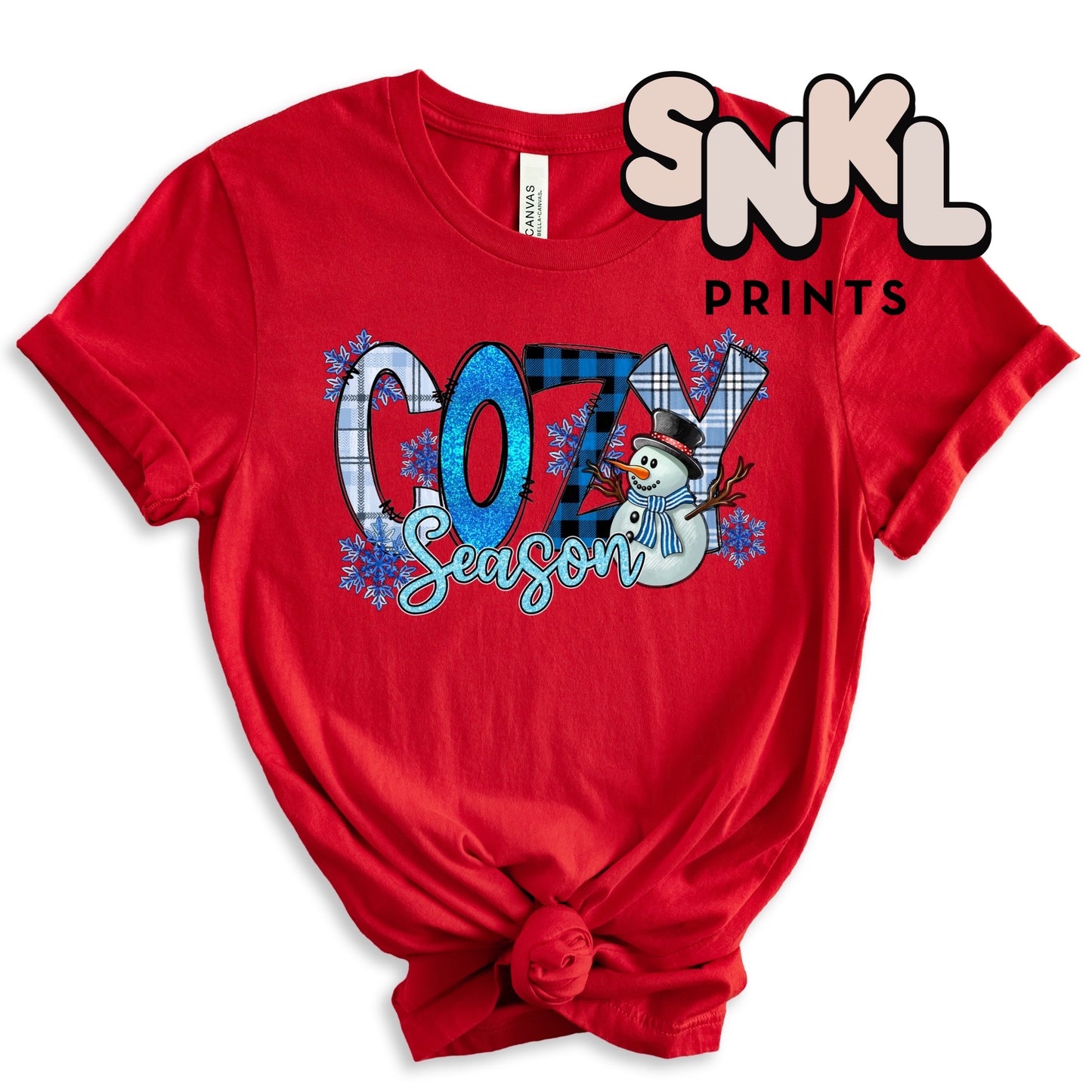 Cozy Season Snowman | Adult - SNKL Prints