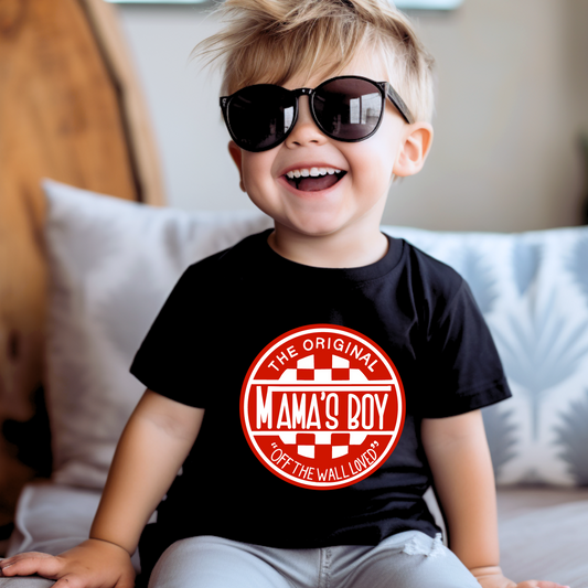 The Original Mama's Boy Valentine’s Day T-Shirt – Bella Canvas Soft Tee for Kids & Adults – Cute Unisex Valentine Shirt