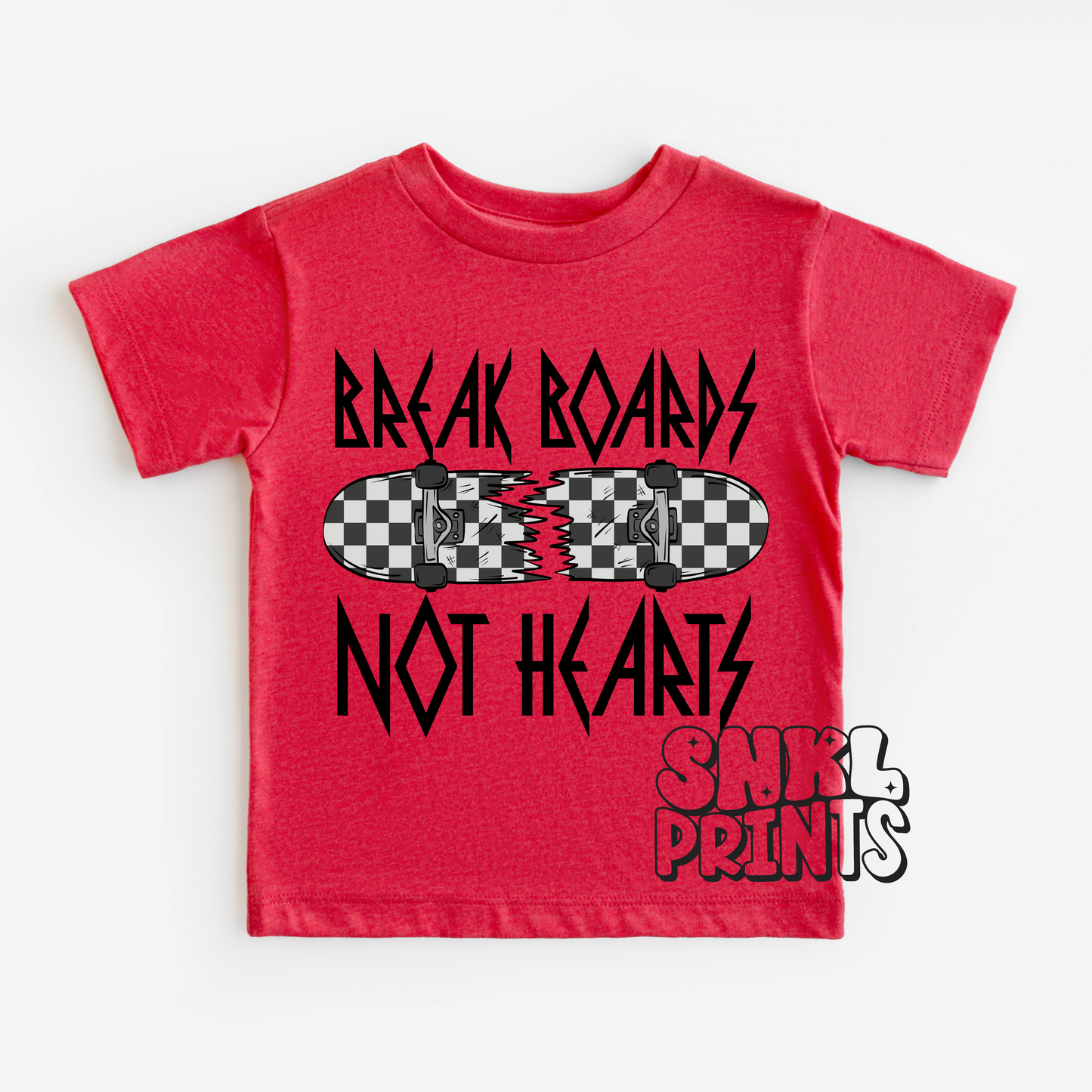 Break Boards Not Hearts Valentine's Day Shirt & Sweatshirt | Kids & Adults