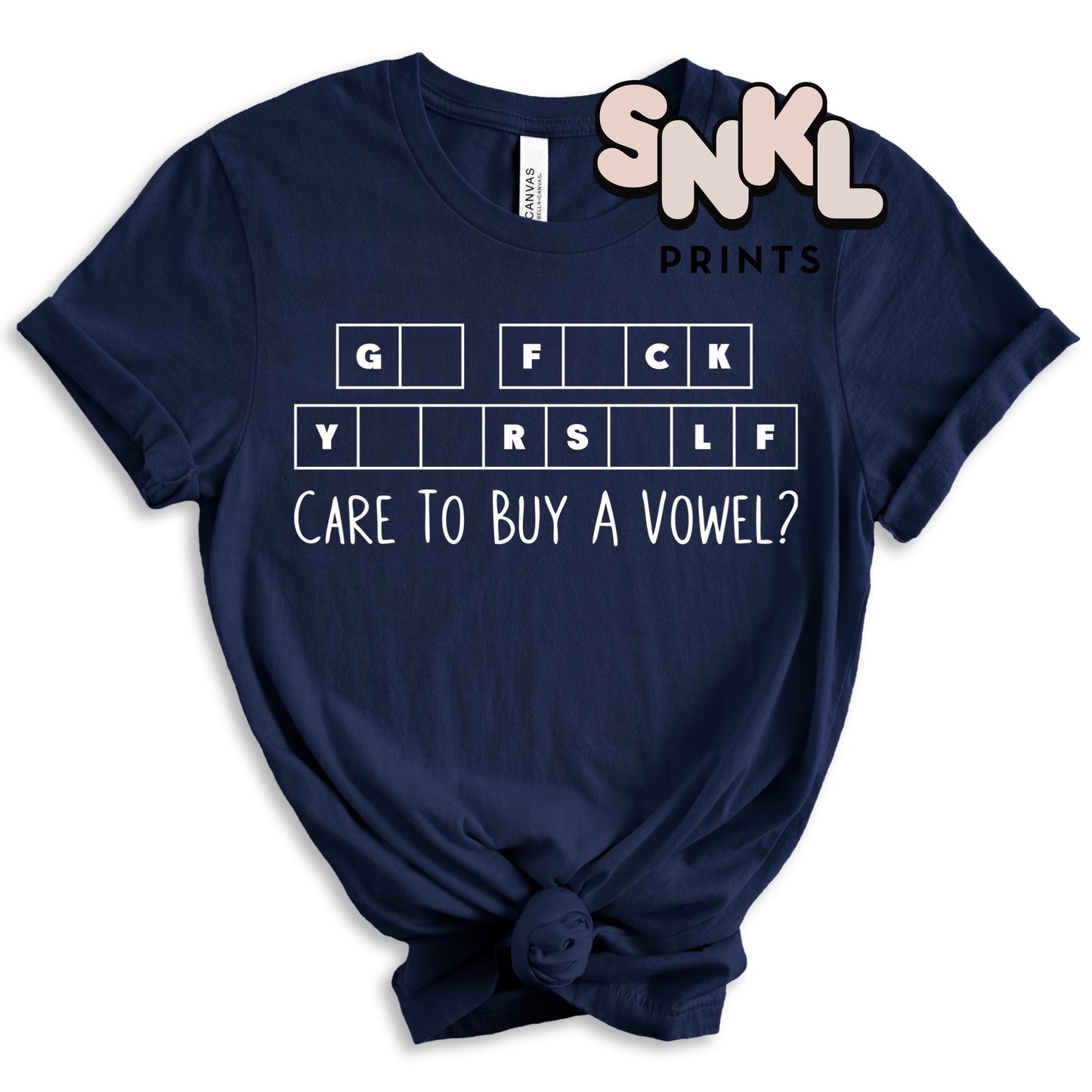 Care to Buy A Vowel? - SNKL Prints