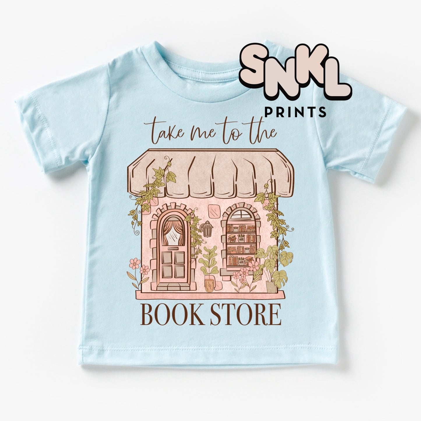 Take Me to the Bookstore| Kids - SNKL Prints