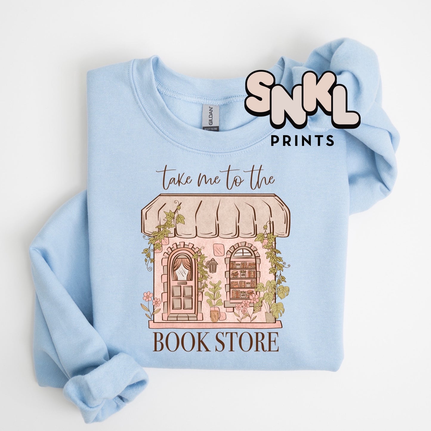 Take Me to the Bookstore | Adult - SNKL Prints