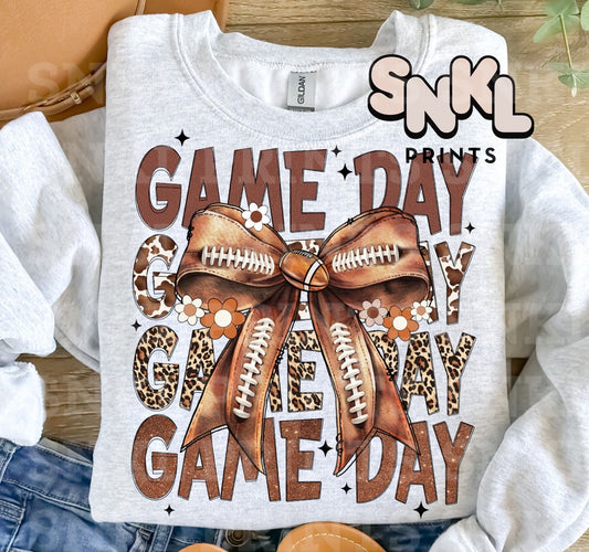 Gameday Bow Kids & Adult Sweatshirt