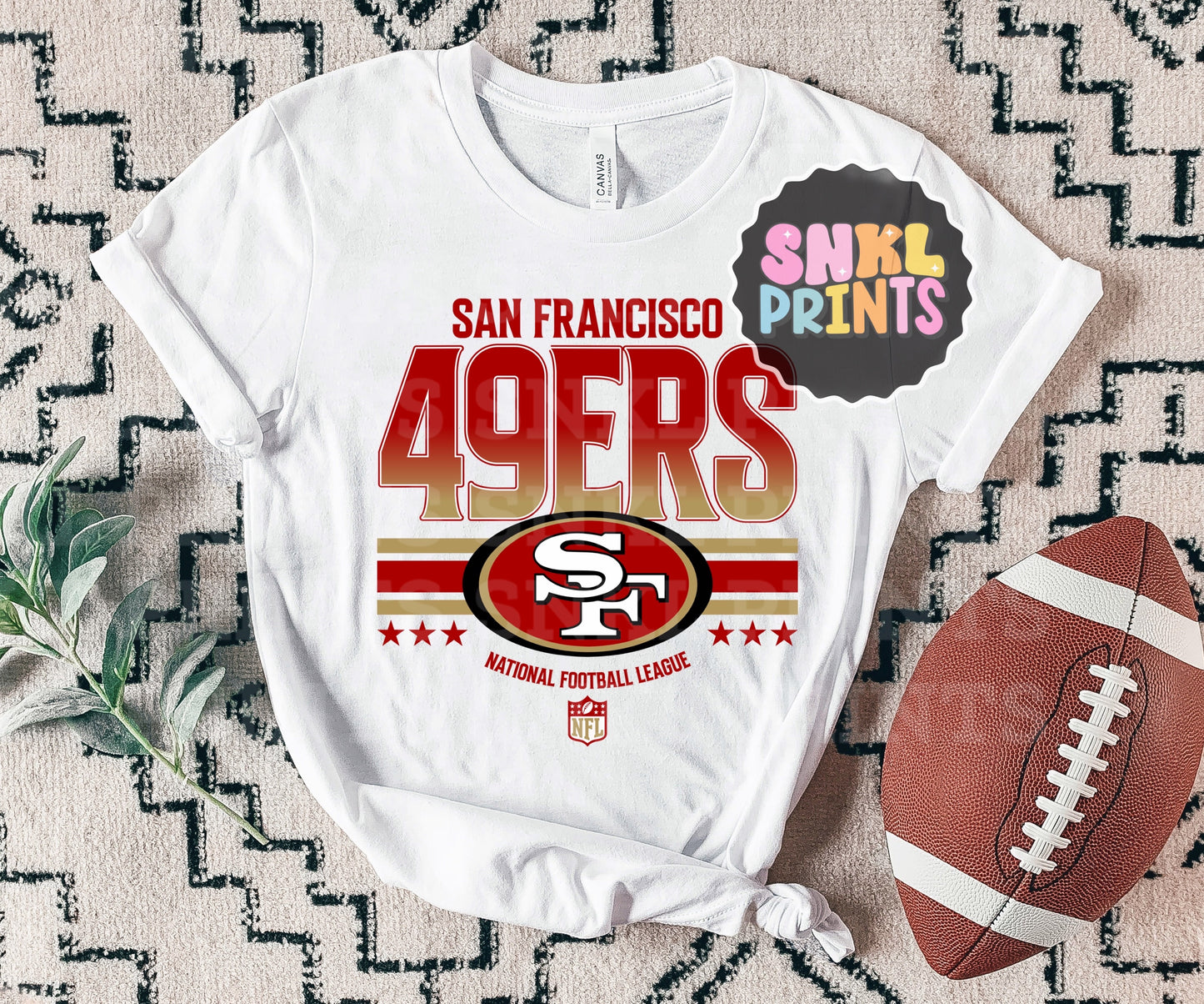 RETRO FOOTBALL TEAM T-SHIRT