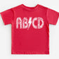 ABCD Kids Shirt (Codes not allowed)