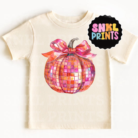 FAUX Sequin Pumpkin T-Shirt