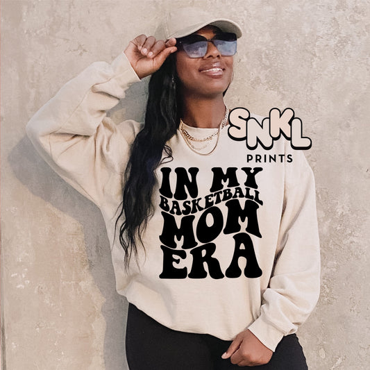 Basketball Mom Era Sweatshirt - SNKL Prints