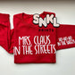 Mrs. Claus in the Streets Puff Print Sweatshirt - SNKL Prints