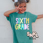 Sixth Grade Pastel Graphic Tee - SNKL Prints