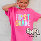 First Grade Pastel Graphic Tee - SNKL Prints