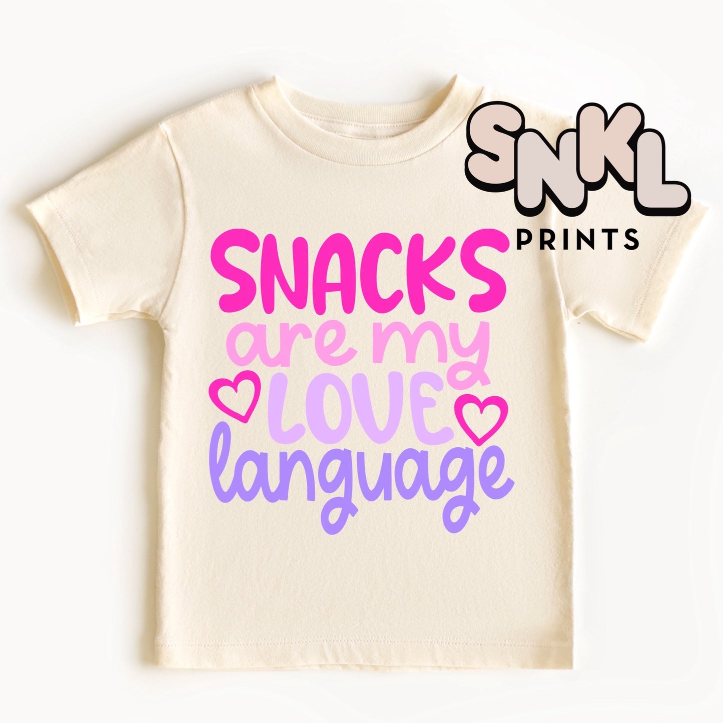 Snacks Are My Love Language | Girls | Kids