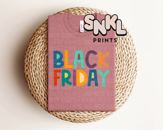 Black Friday Graphic Tee - SNKL Prints
