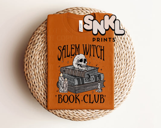 Salem Witch Book Club Graphic Tee - SNKL Prints