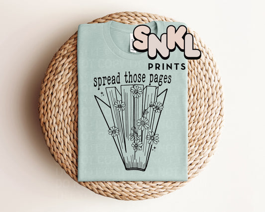 Spread Those Pages Graphic Tee - SNKL Prints