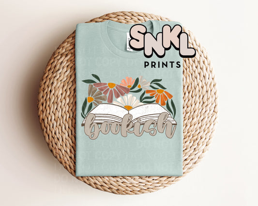 Bookish Graphic Tee - SNKL Prints