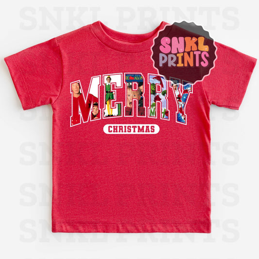 90's Merry Christmas Tee | Kids & Adult