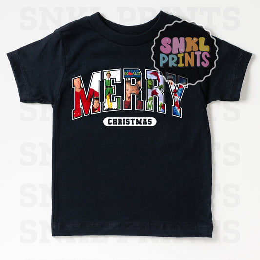 90's Merry Christmas Tee | Kids & Adult